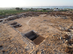 Secteur ptolémaïque en cours de fouille à Plinthine (© MFTMP)
