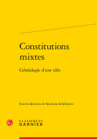 Constitutions mixtes. Généalogie d'une idée