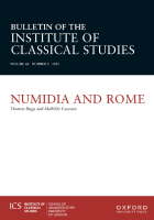 Numidia and Rome