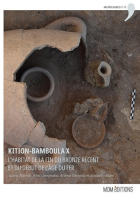 Kition-Bamboula X. L'habitat de la fin du Bronze récent et du début de l'âge du Fer