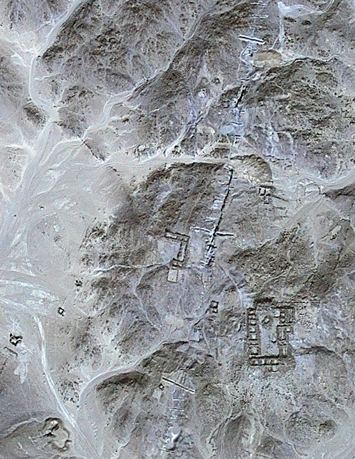 Vue satellitaire de la mine de Samut Nord