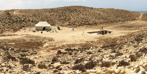 Kôm de Plinhtine : vue générale du kôm de Plinthine (© G. Pollin, IFAO, MFTMP)