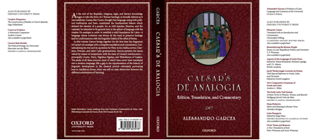 Couverture A. Garcea Caesar's De Analogia