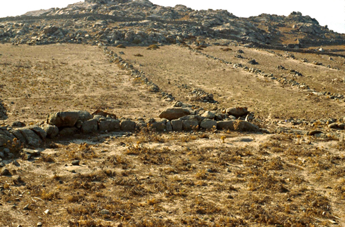Paysage de Delos © M. Brunet - EfA