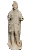 Photographie d'une statuette de Bendis du IVe siècle. © Musée royal de Mariemont. Photo A. Simon