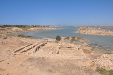 Le canal artificiel du port romain de Taposiris (© MFTMP)
