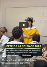 Film Fête de la science 2025 (ENS Lyon)