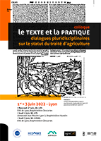 Le texte et la pratique