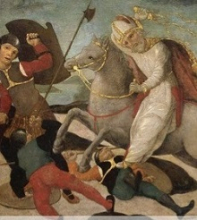 Photo tableau "L'Apparition de saint Ambroise à la bataille de Milan" Photo tableau "L'Apparition de saint Ambroise à la bataille de Milan"
