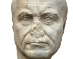 Mission archéologique de Taposiris Magna et Plinthine (Égypte) : une tête de statue découverte
