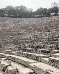 Épidaure 1 : Théâtre d’Épidaure, les gradins, IVe siècle avant J.-C.