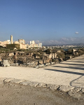 Les grands bains de Tyr (vue vers le sud-est et la ville moderne) ©mission archéologique de Tyr